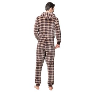 Combinaison Détente élasthanne Combinaison Une Pièce Homme Landofgenie - Gilet Sans Manches Coton - Pyjama Adulte - Taille XS à 3XL Landofgenie Onesie Homme