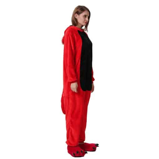 Costume Lapin En Flanelle – Grenouillère Cosplay Pour Adultes Et Enfants, Halloween, Noël